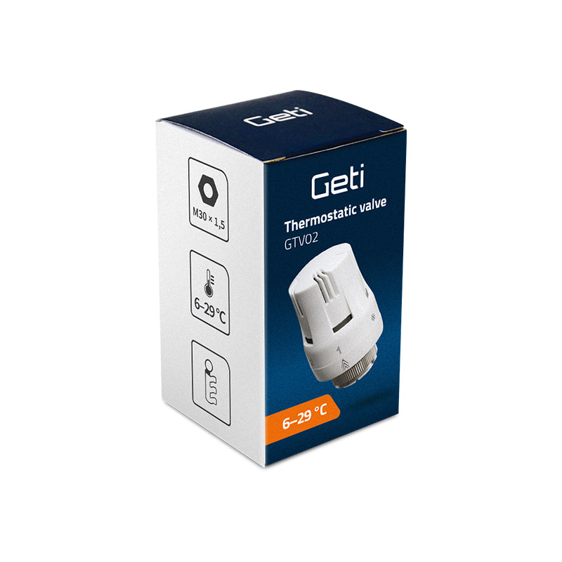 Termostatická hlavice GETI GTV02