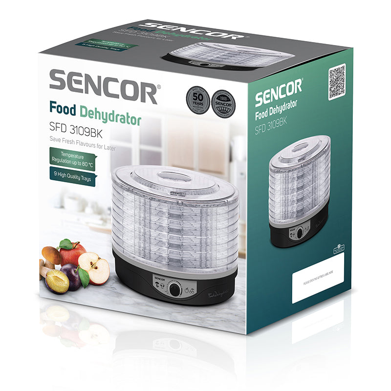 Sušička ovoce SENCOR SFD 3109BK