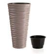 Květináč SAND SLIM mocca 29,6cm
