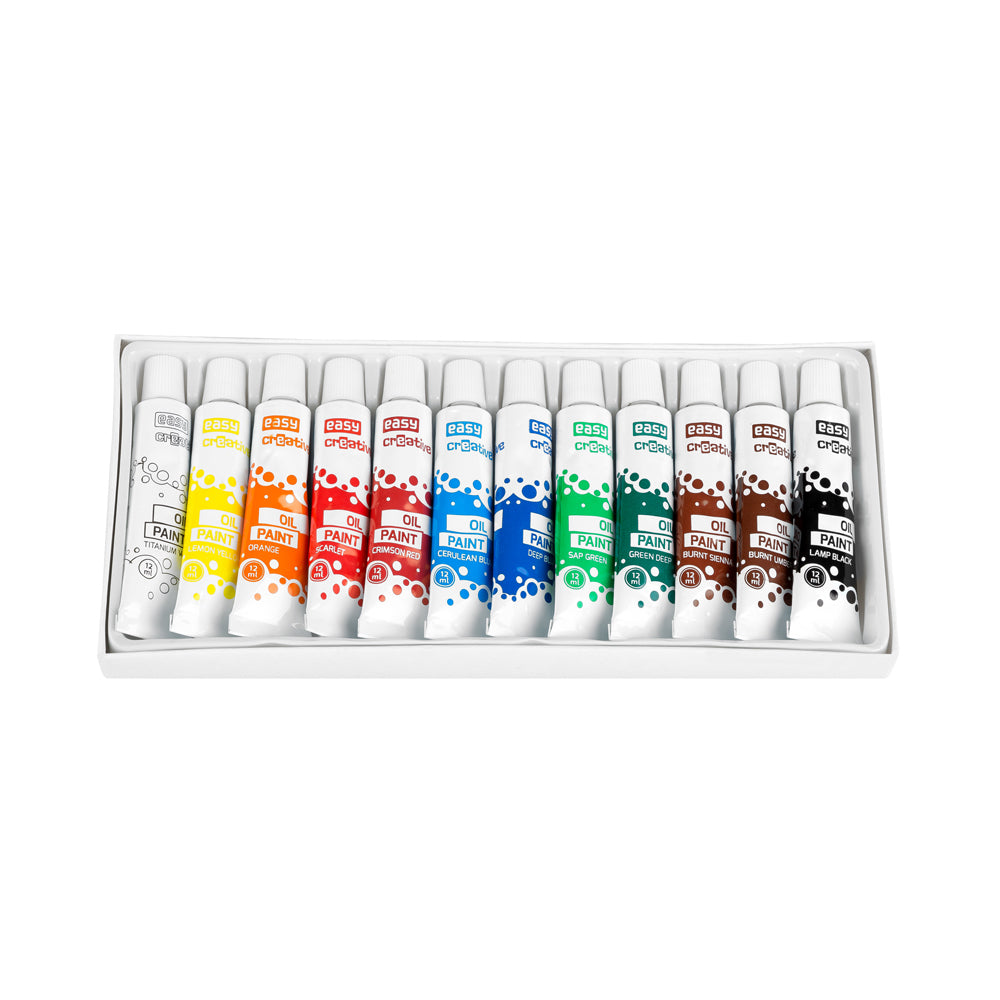 Barvy olejové EASY Creative 12ks 12ml