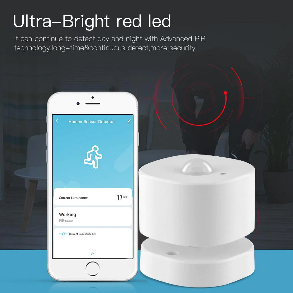 Smart detektor pohybu MOES PIR Motion Sensor ZigBee Tuya
