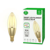 Smart LED žárovka E14 4,9W teplá bílá WOOX R5141 WiFi Tuya