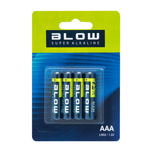 Baterie AAA (LR03) alkalická BLOW Super Alkaline 4ks / blistr
