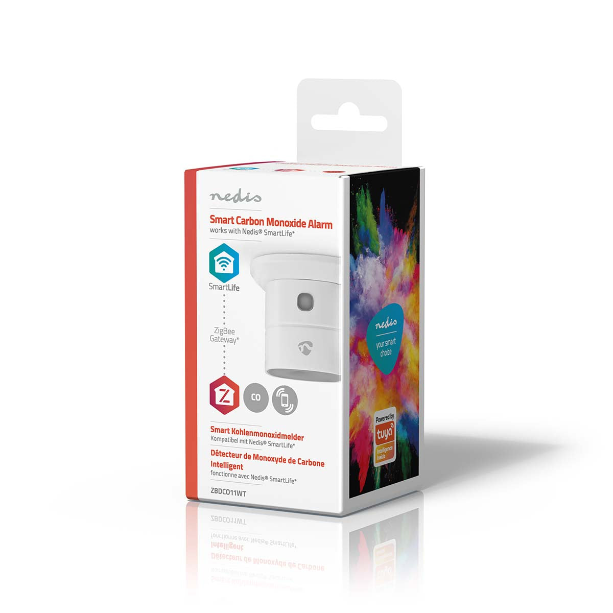 Smart detektor plynu NEDIS ZBDCO11WT Zigbee Tuya