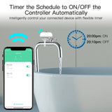 Smart motorizovaný zavírač ventilu MOES WV-QY-EU Water Valve WiFi Tuya