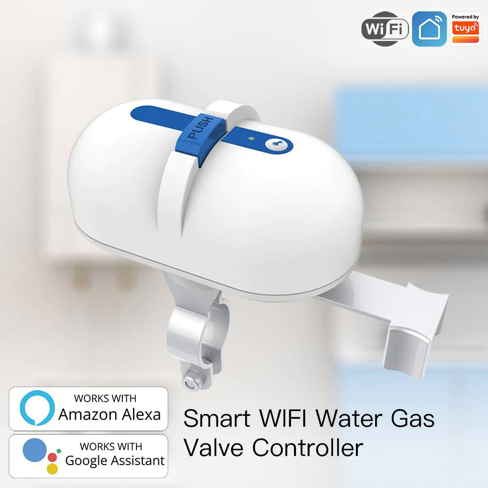 Smart motorizovaný zavírač ventilu MOES WV-QY-EU Water Valve WiFi Tuya