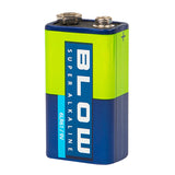 Baterie 9V (6LR61) alkalická BLOW Super Alkaline 10 ks/balenie