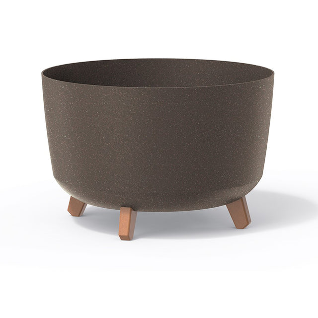 Květináč GRACIA STANDARD ECO WOOD kávový 23,5cm