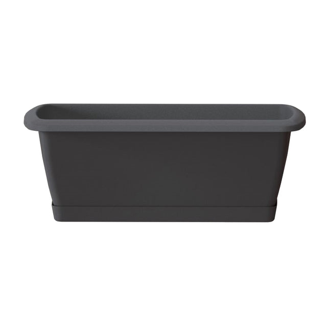 Truhlík s miskou RESPANA SET antracit 39,2cm