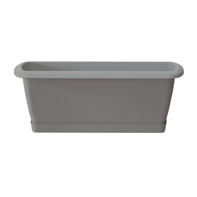 Truhlík s miskou RESPANA SET šedý kámen 59cm