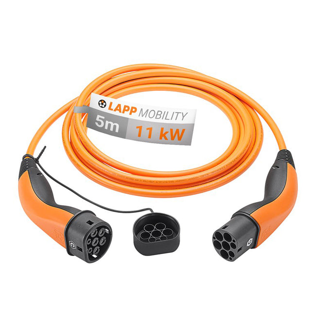 Kabel nabíjecí LAPP 61785 typ 2 11kW 20A 3 fáze 5m pro elektromobil