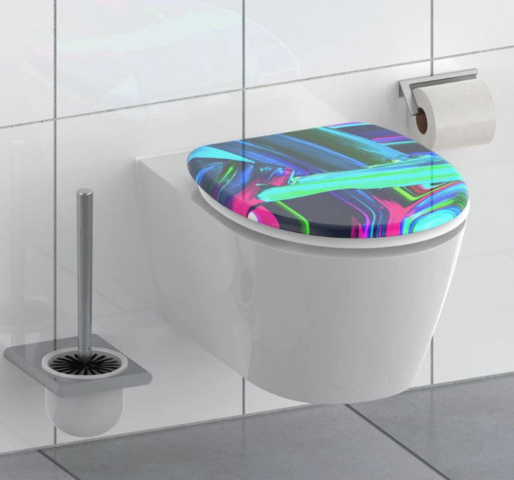 WC sedátko SCHÜTTE Neon Paint Soft Close