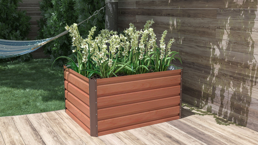 Vyvýšený záhon G21 Daisy 100x80x52cm Brown