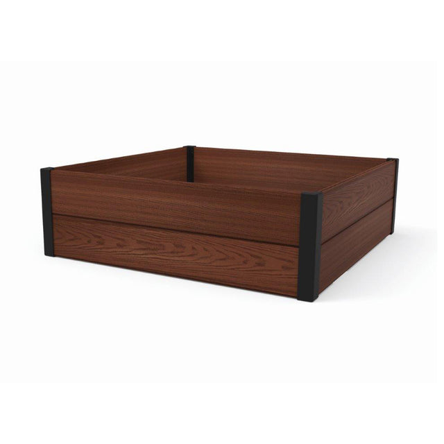 Vyvýšený záhon KETER Maple Square Brown