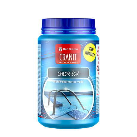 Přípravek pro chlorovou dezinfekci bazénové vody CRANIT Chlor Šok 1kg