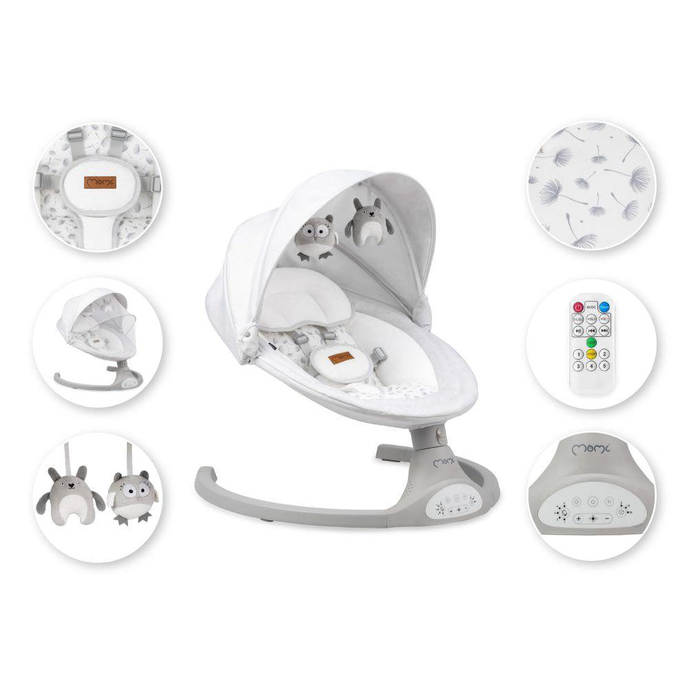 Houpátko MOMI Lami Light Grey