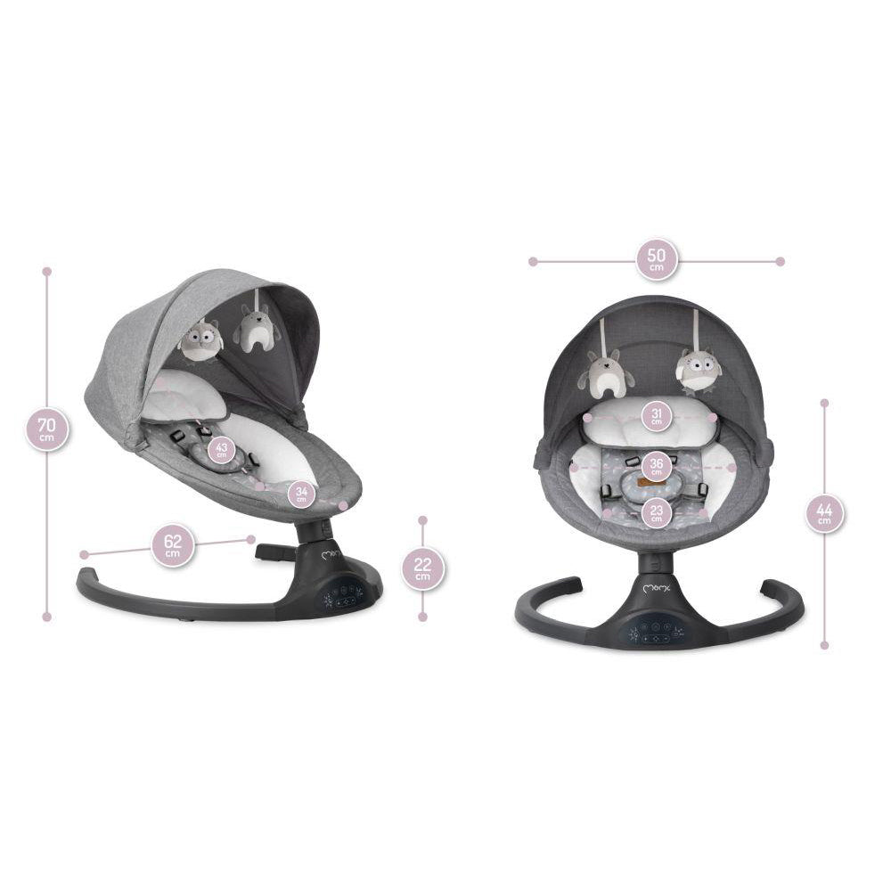 Houpátko MOMI Lami Dark Grey