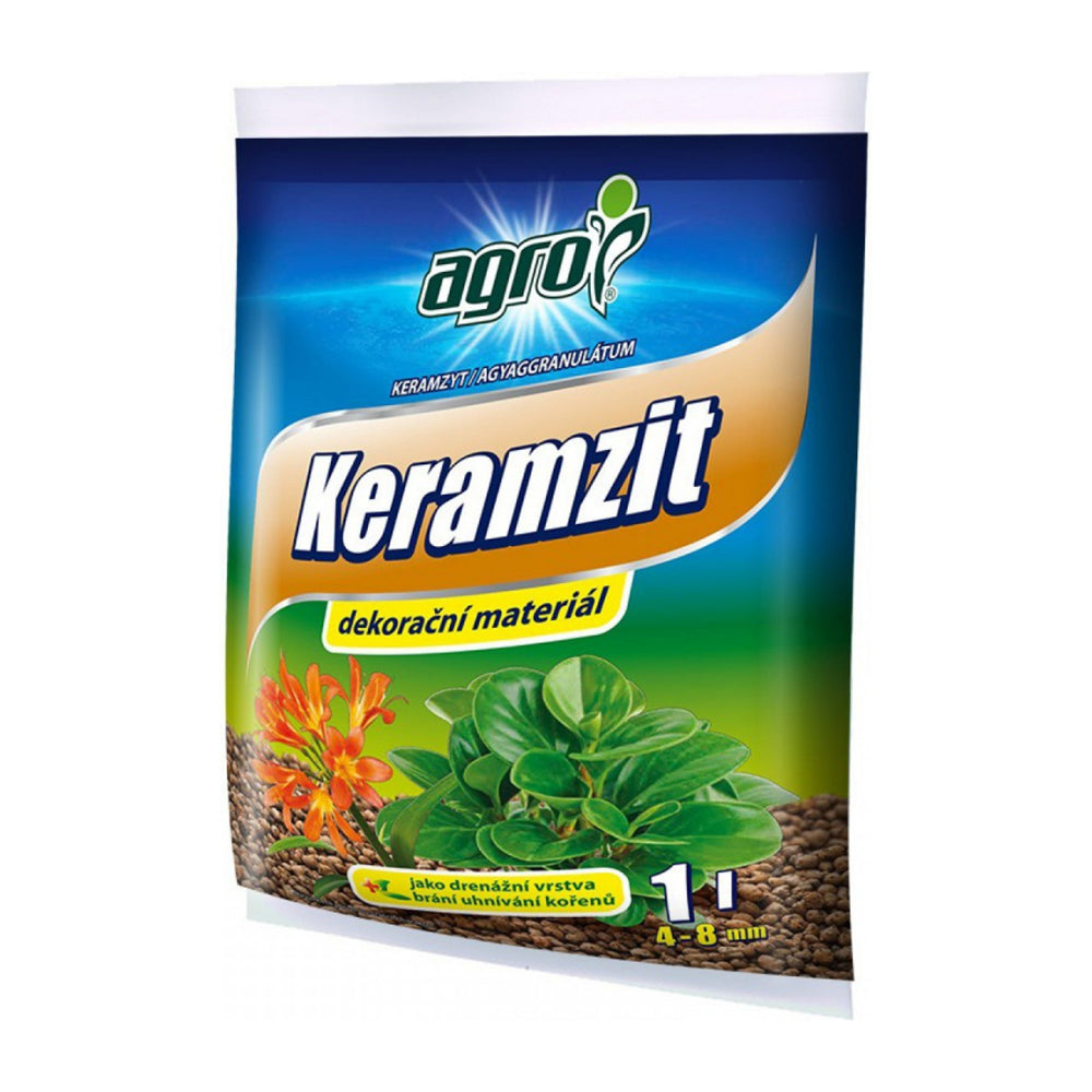 Jílový granulát AGRO Keramzit 8-16mm 5l