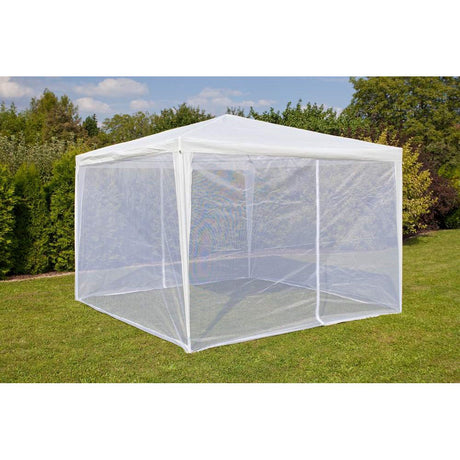 Moskytiéra pro párty stan HAPPY GREEN 590x200cm White 2ks
