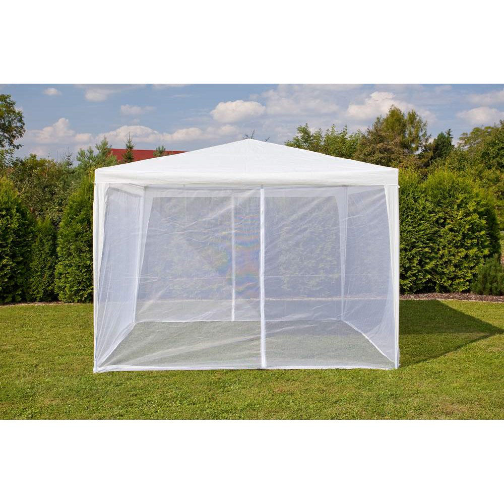 Moskytiéra pro párty stan HAPPY GREEN 590x200cm White 2ks