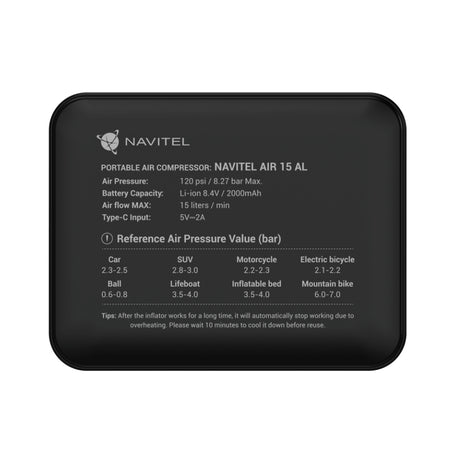 Kompresor vzduchový NAVITEL AIR15AL
