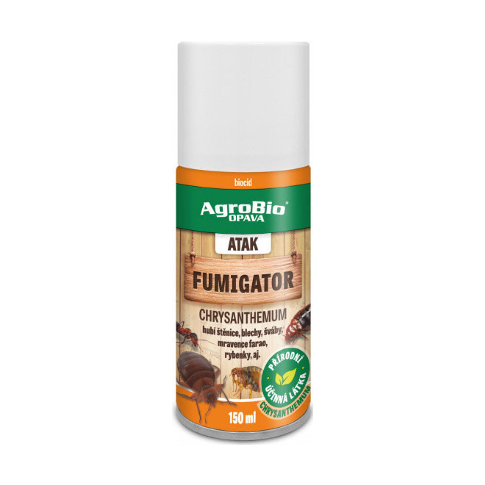 Přípravek proti hmyzu a roztočům AGROBIO Atak Fumigator Chrysanthemum 150ml