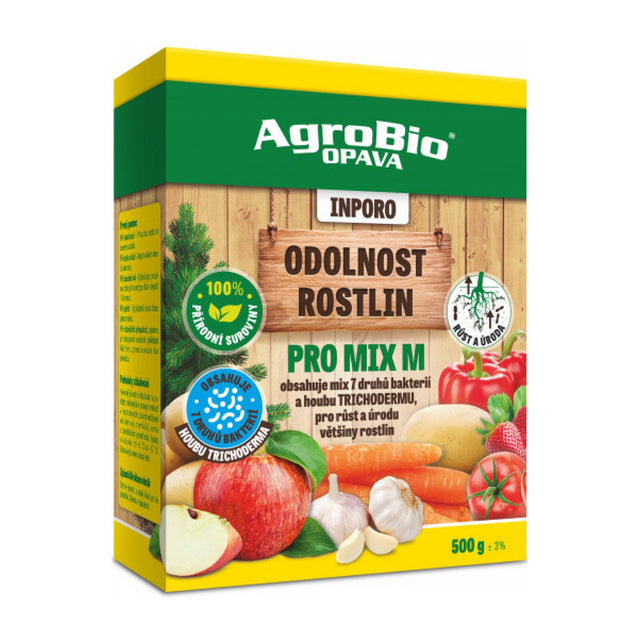 Přípravek pro odolnost rostlin AGROBIO Inporo Pro Mix M - bakterie a Trichoderma 500g