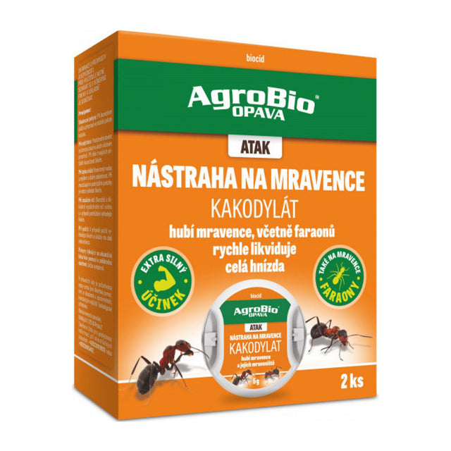 Nástraha na mravence AGROBIO Atak Kakodylat 2ks
