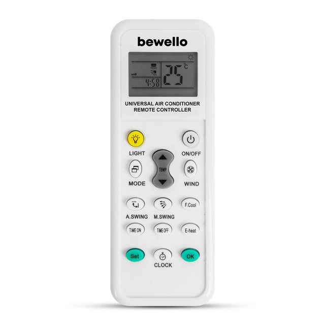 Dálkový ovladač pro klimatizaci BEWELLO BW4008 univerzální
