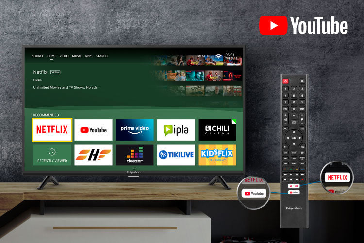Televizor KRUGER & MATZ KM0232-S6 SMART TV 32"