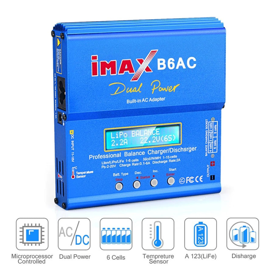 Nabíječka iMax B6 80W E6168 modelářská