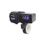 Nabíječka USB STU 34702 s voltmetrem na motocykl