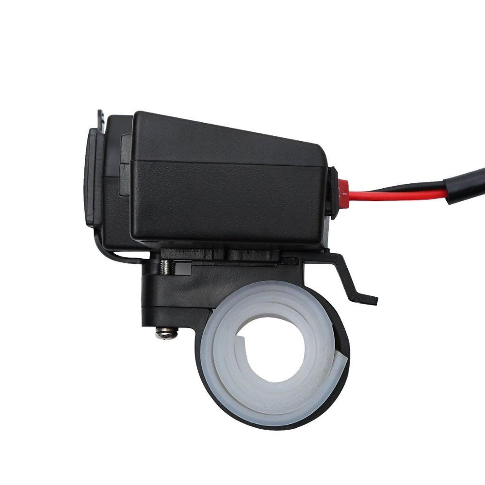 Nabíječka USB STU 34702 s voltmetrem na motocykl