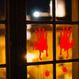 Gelová nálepka na okno FAMILY 58107L Halloween - krvavé ruce