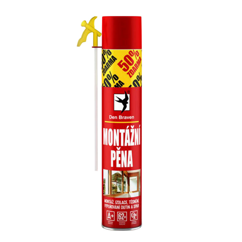 Pěna DEN BRAVEN montážní trubičková 750ml