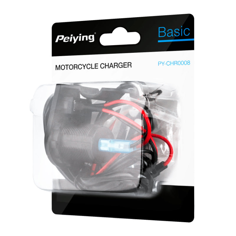 USB nabíječka PEIYING PY-CHR0008 na motocykl