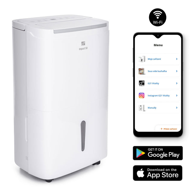 Smart odvlhčovač G21 Impact 50 50l/24h WiFi