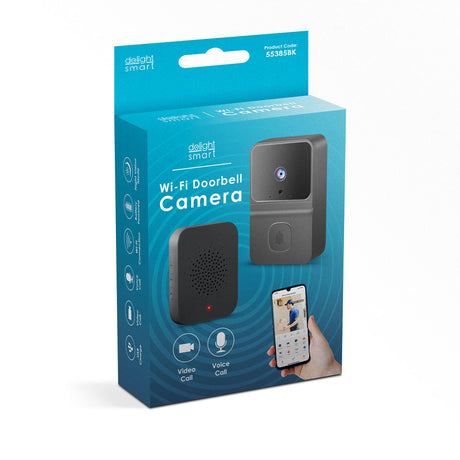 Videozvonek DELIGHT 55385BK WiFi
