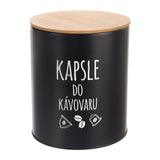 Dóza ORION Black Kapsle do kávovaru 16cm
