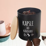 Dóza ORION Black Kapsle do kávovaru 16cm