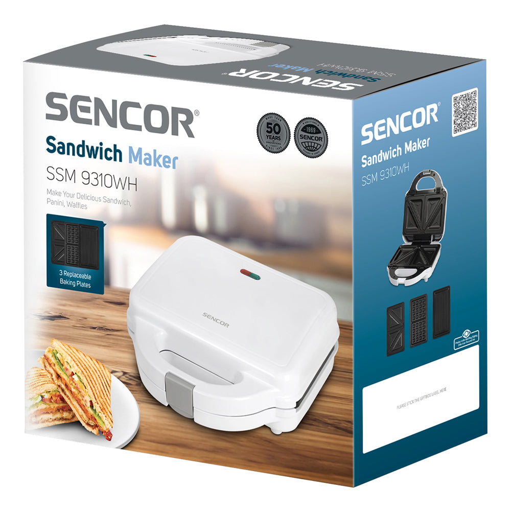 Sendvičovač 3v1 SENCOR SSM 9310WH