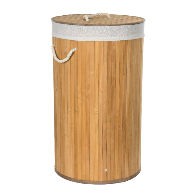 Koš prádelní G21 Bambus 55l Brown