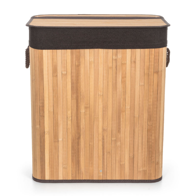 Koš prádelní G21 Bambus 105l Brown