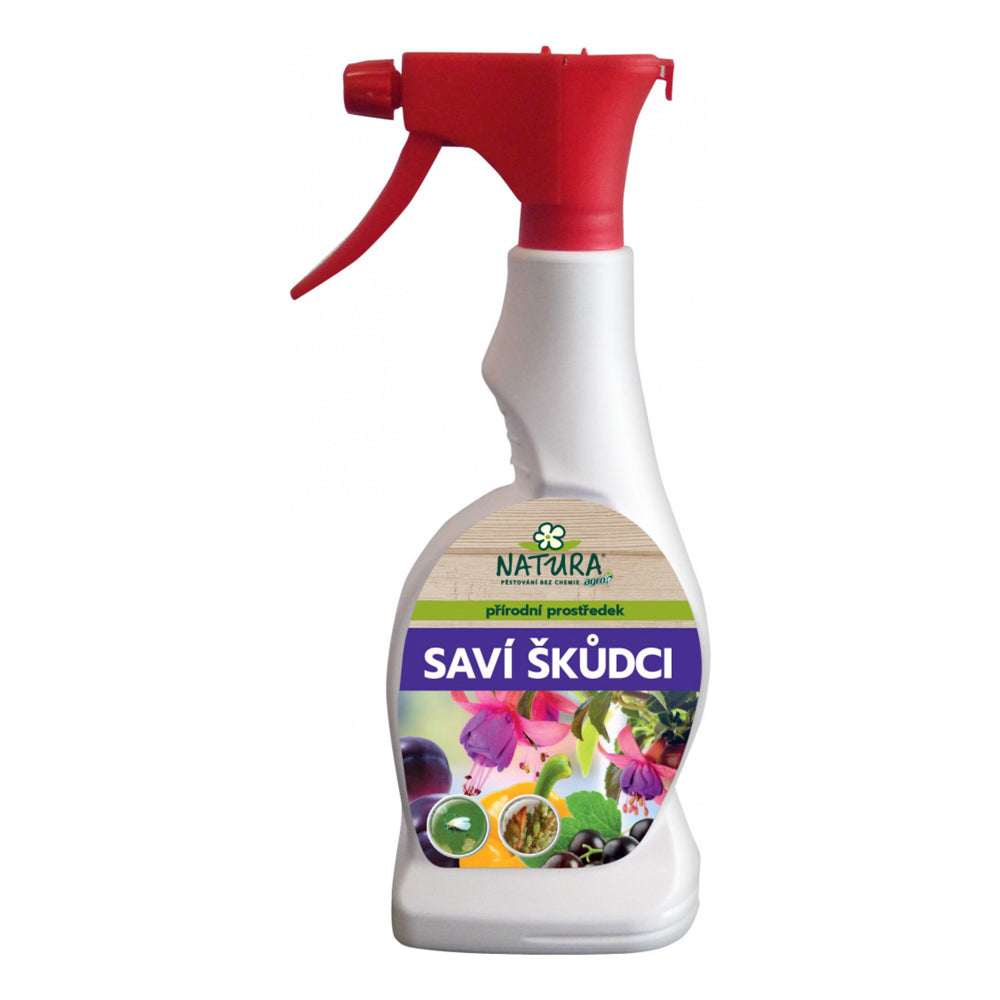 Přípravek proti mšicím a sviluškám NATURA Saví Škůdci 500ml