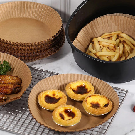 Papír na pečení BEWELLO BW1020C do fritézy 20cm 50ks