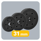 Sada bitumenových zátěží REBEL RBA-2106 8x1,25kg+4x2,5kg+2x5kg