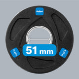 Sada litinových závaží REBEL RBA-2107 4x1,25kg
