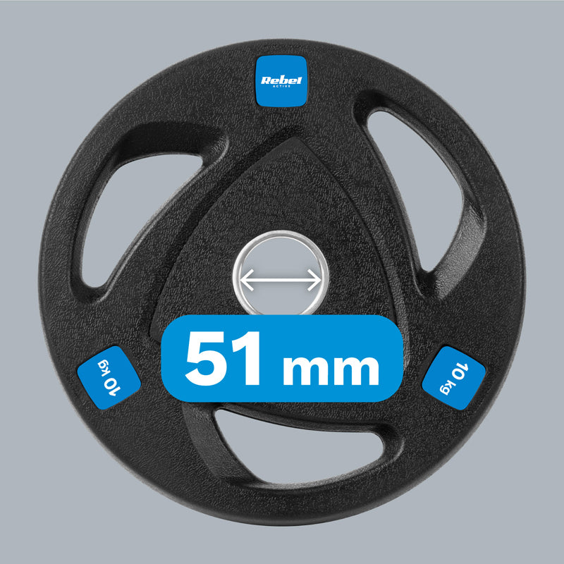 Sada litinových závaží REBEL RBA-2110 2x10kg