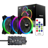 Sada PC ventilátorů DARKFLASH DR12 Pro 3v1