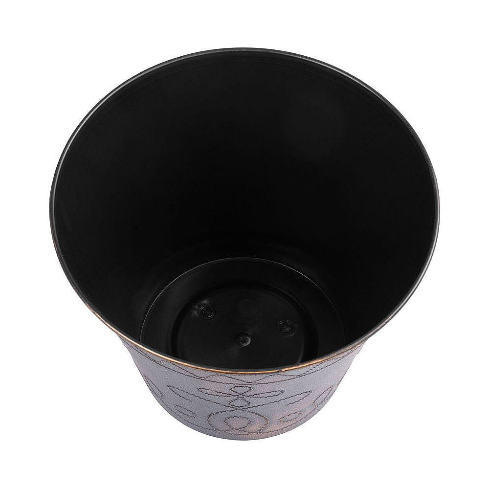 Květináč STREND PRO Flower zlatý - metalický efekt 24,5x19,3cm